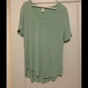 Old Navy luxe light green T-shirt size small